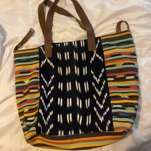 Noonday hand sewn bag.